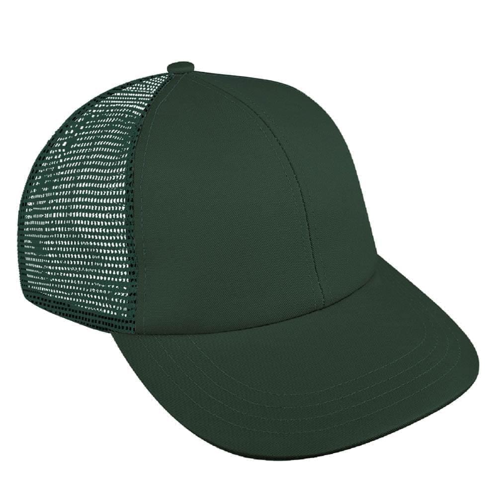 Hunter Green Meshback Snapback Lowstyle