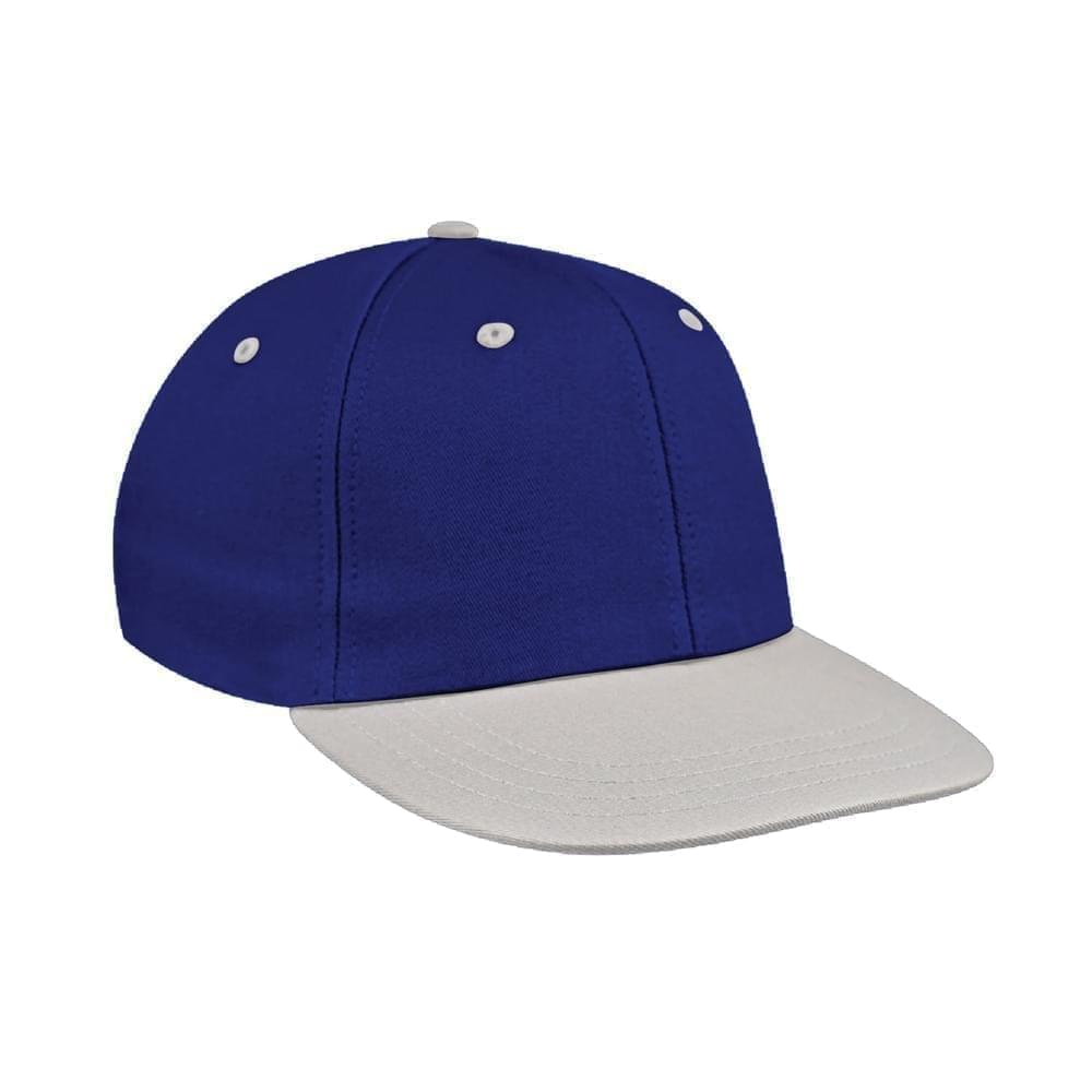 Royal Blue-White Canvas Slide Buckle Prostyle