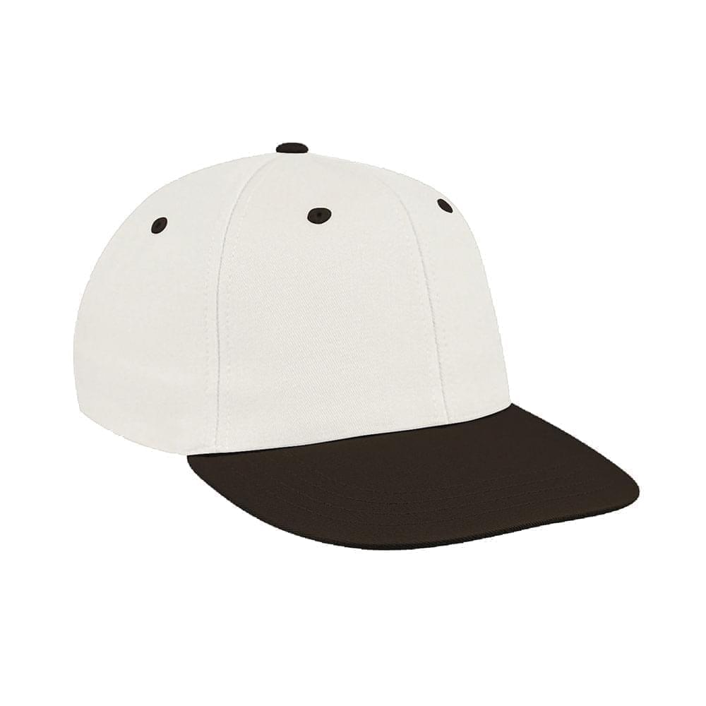 White-Black Canvas Snapback Prostyle