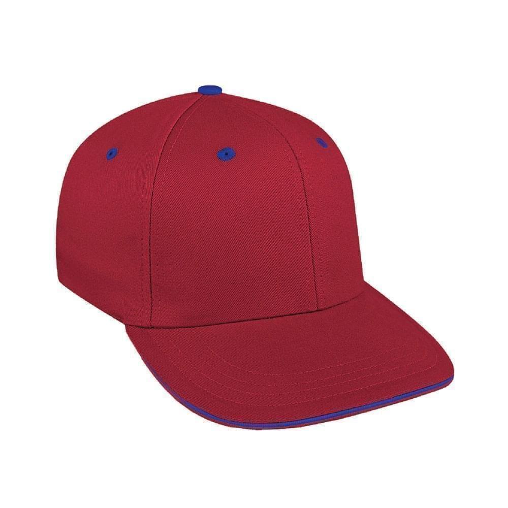 Red-Royal Blue Canvas Leather Prostyle