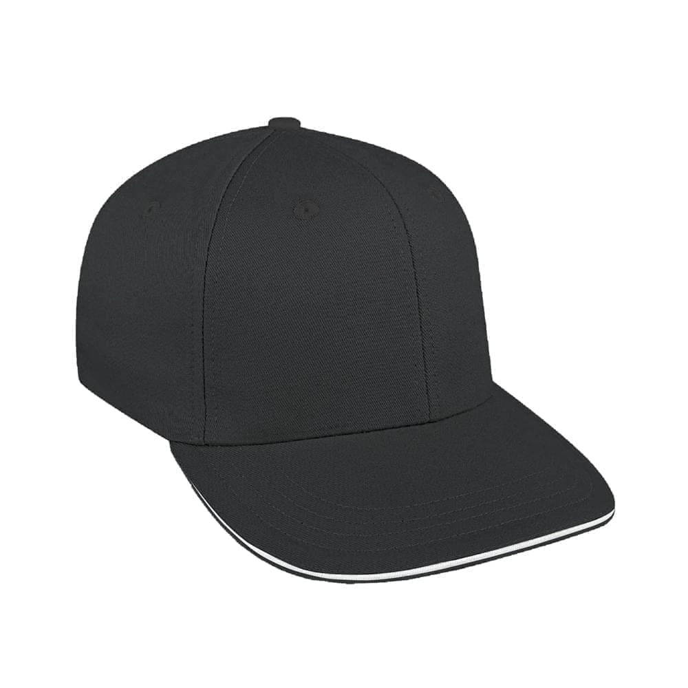 Dark Gray-White Denim Leather Prostyle