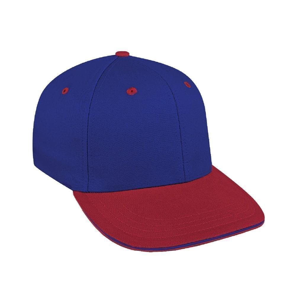 Royal Blue-Red Canvas Velcro Prostyle