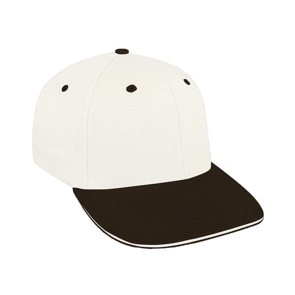 White-Black Canvas Slide Buckle Prostyle
