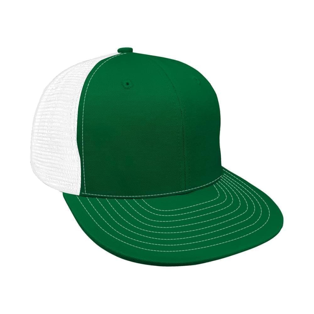 Kelly Green-White Eyelets Mesh Back Velcro Prostyle