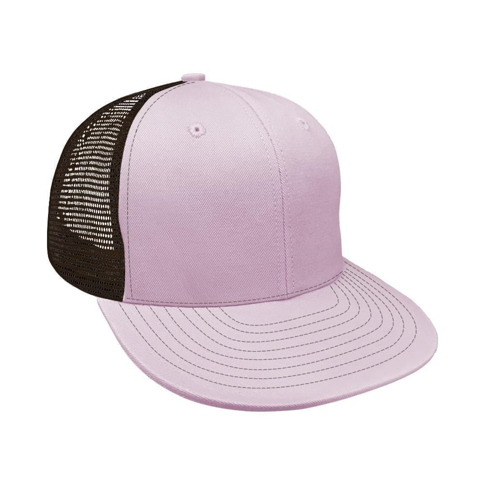 Pink-Black Eyelets Mesh Back Velcro Prostyle