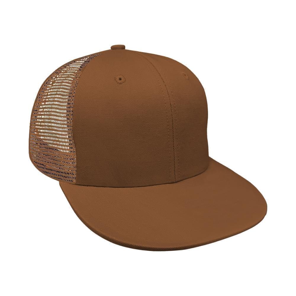 Brown Eyelets Mesh Back Velcro Prostyle