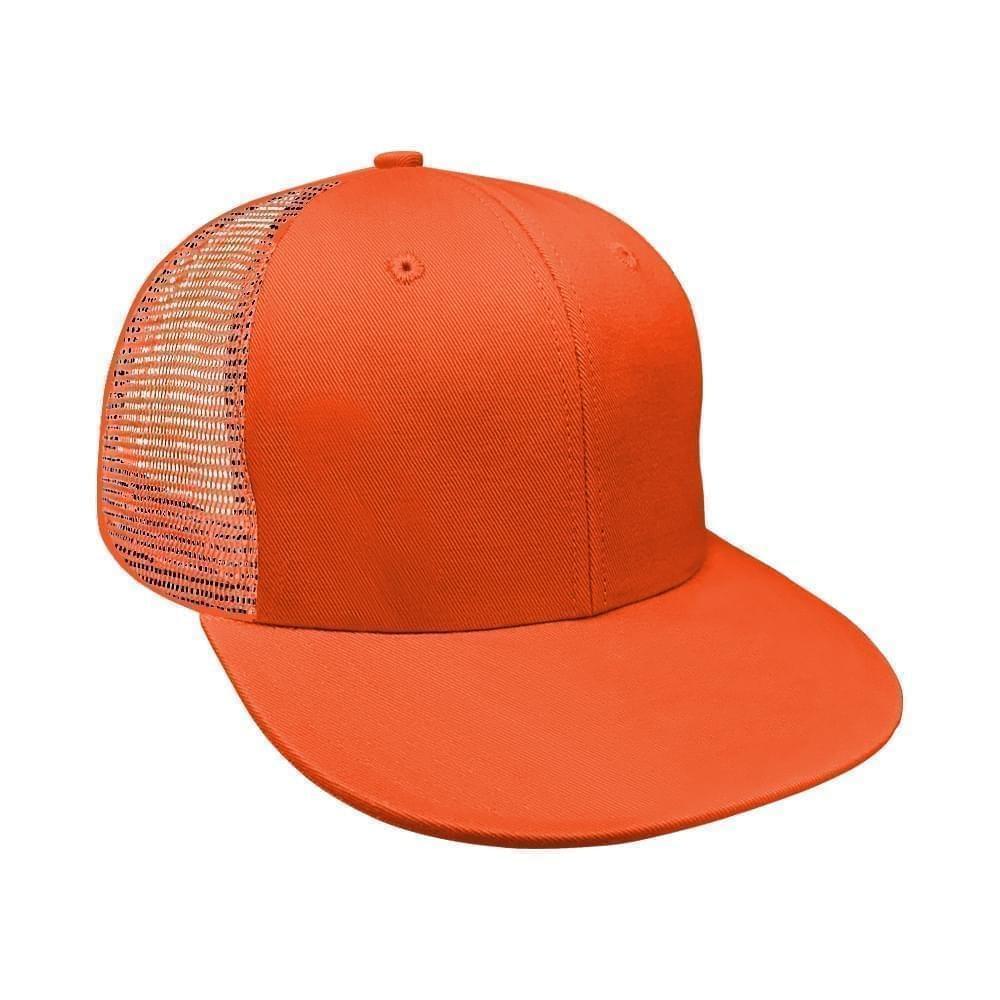 Orange Eyelets Mesh Back Snapback Prostyle