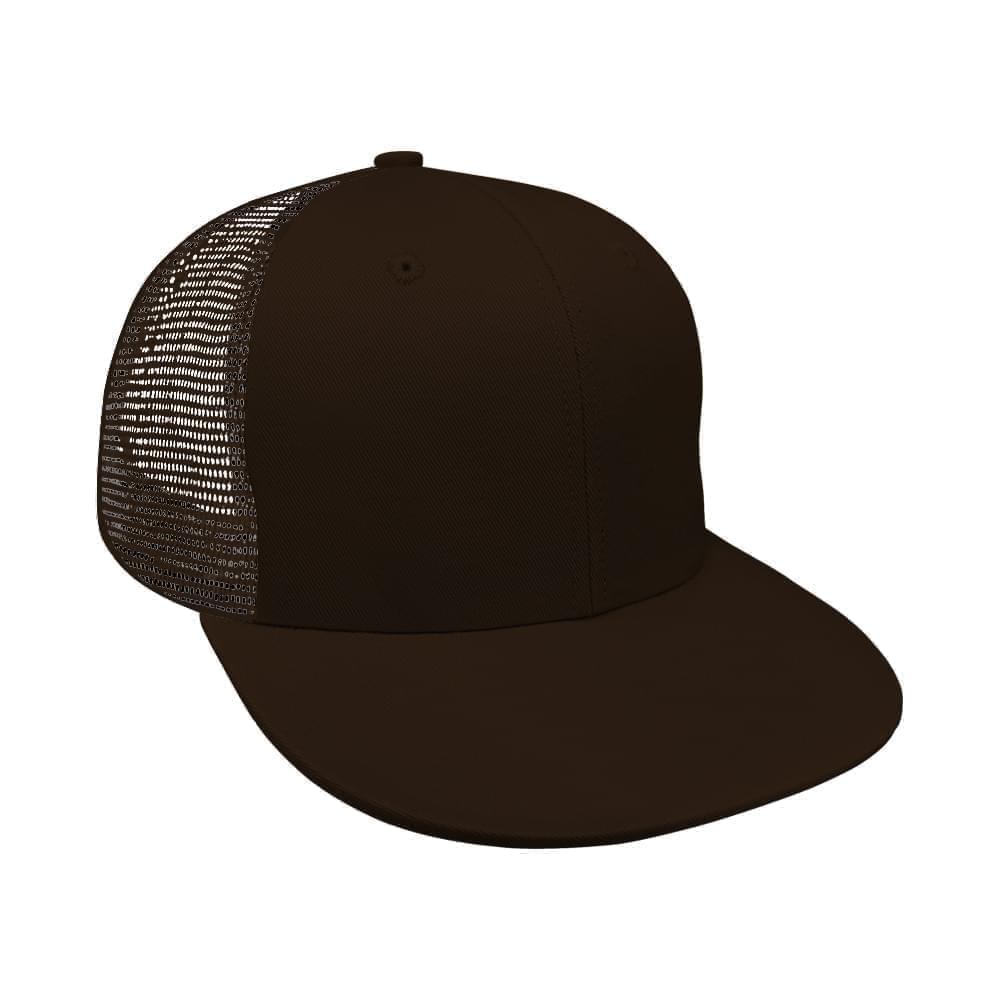 Black Eyelets Mesh Back Snapback Prostyle