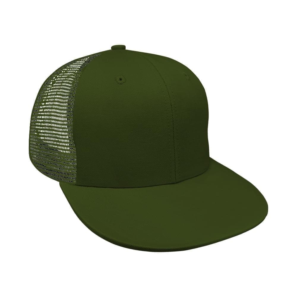 Olive Green Eyelets Mesh Back Velcro Prostyle