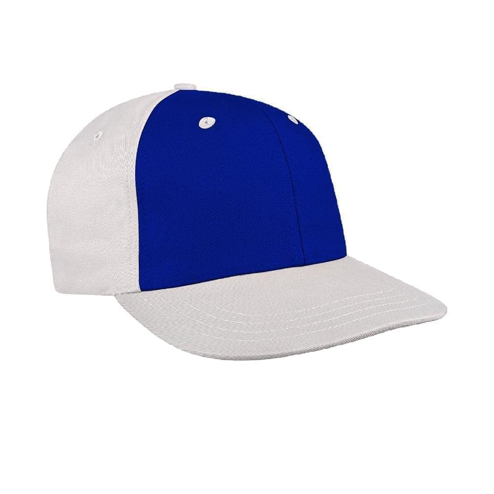 Royal Blue-White Canvas Snapback Prostyle