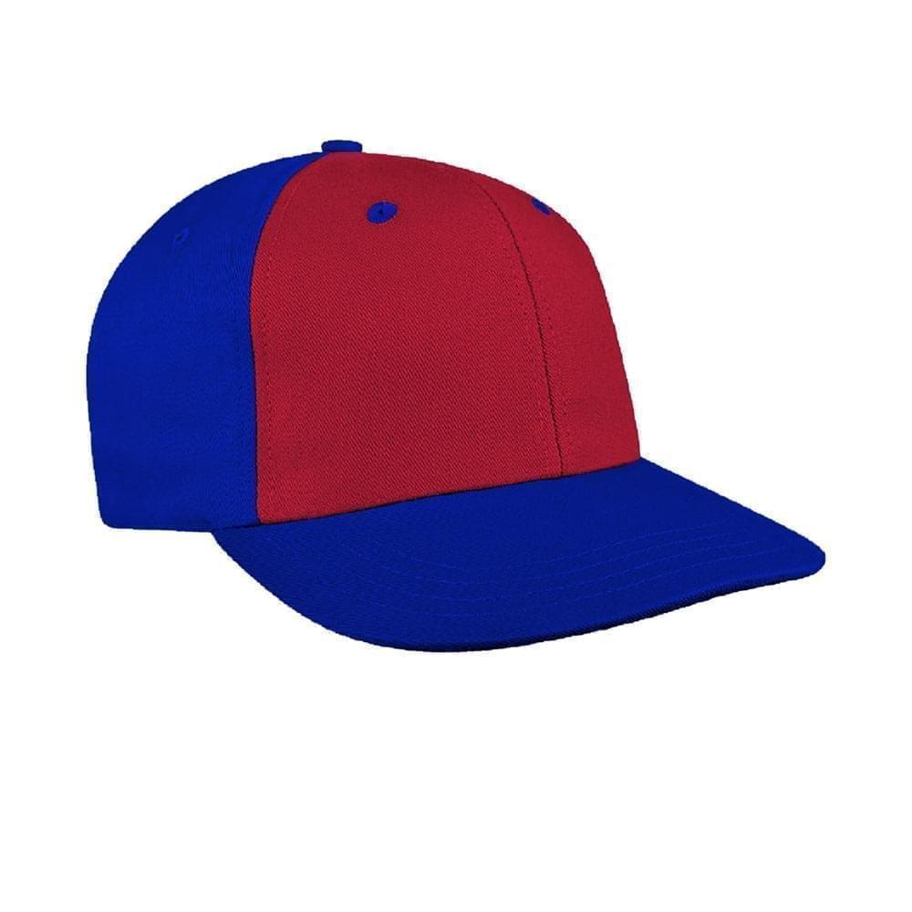 Red-Royal Blue Canvas Snapback Prostyle