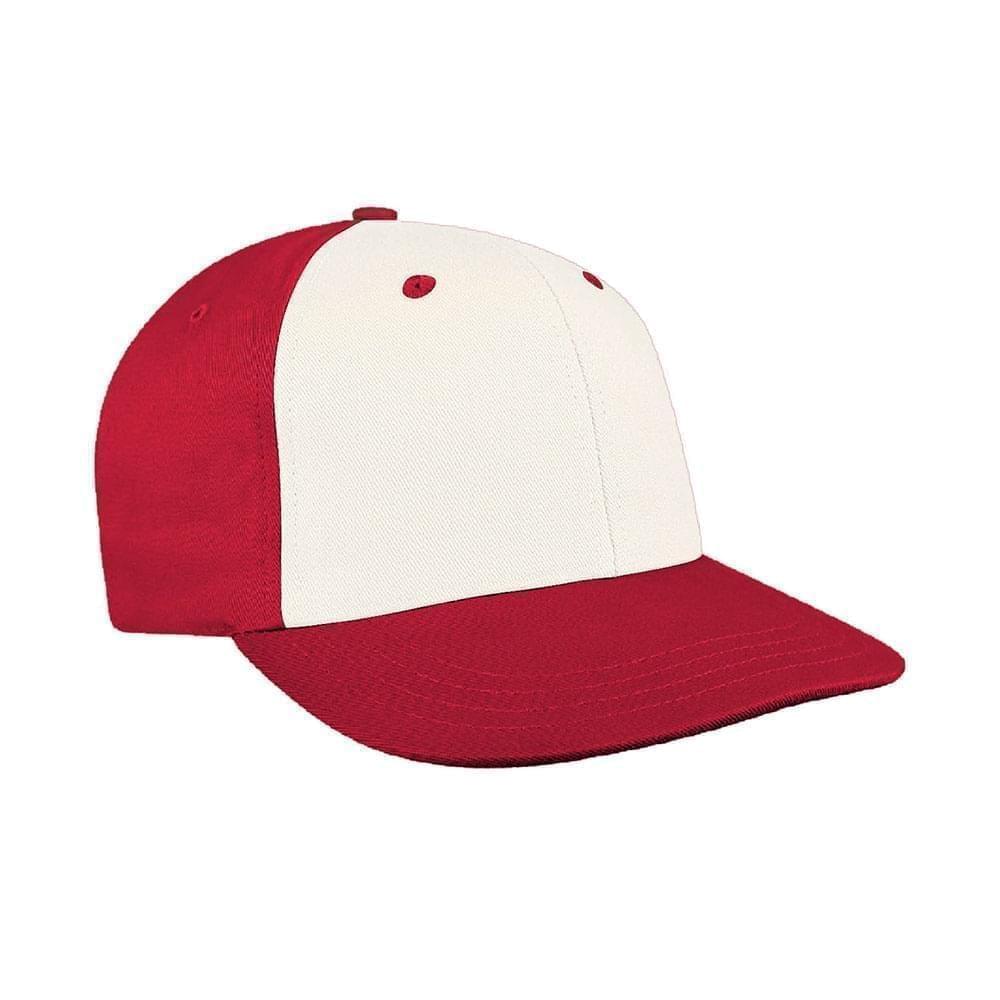 White-Red Canvas Snapback Prostyle