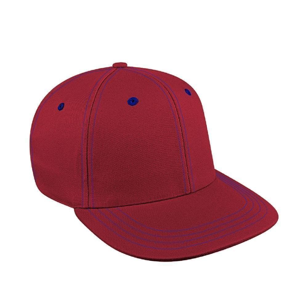 Red-Royal Blue Canvas Leather Prostyle