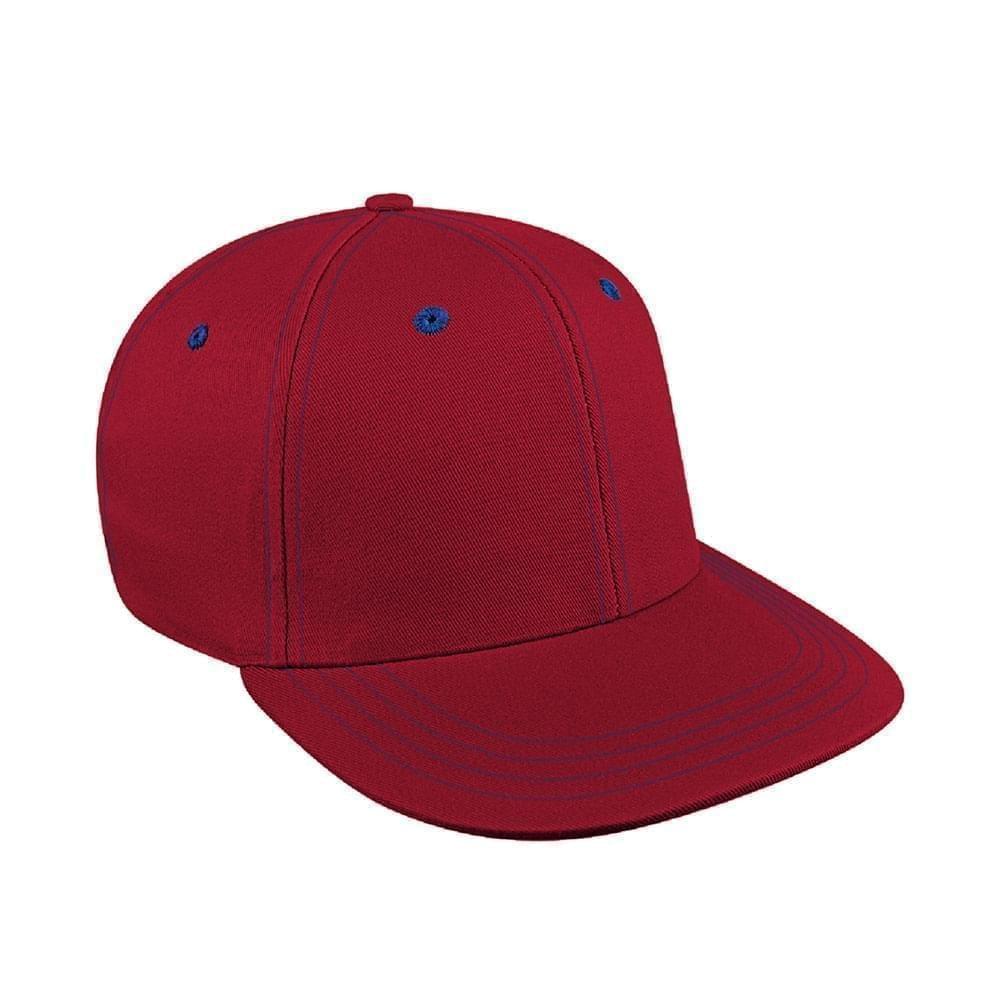 Red-Navy Canvas Leather Prostyle