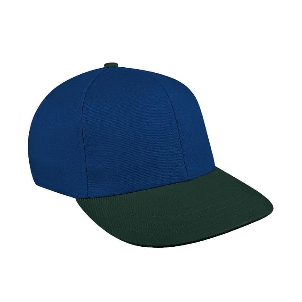 Navy-Hunter Green Canvas Snapback Prostyle