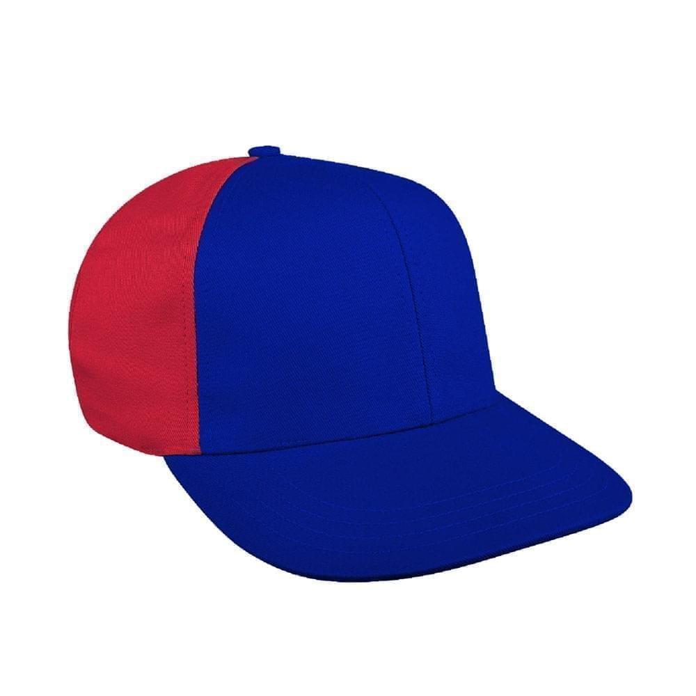 Royal Blue-Red Canvas Snapback Prostyle