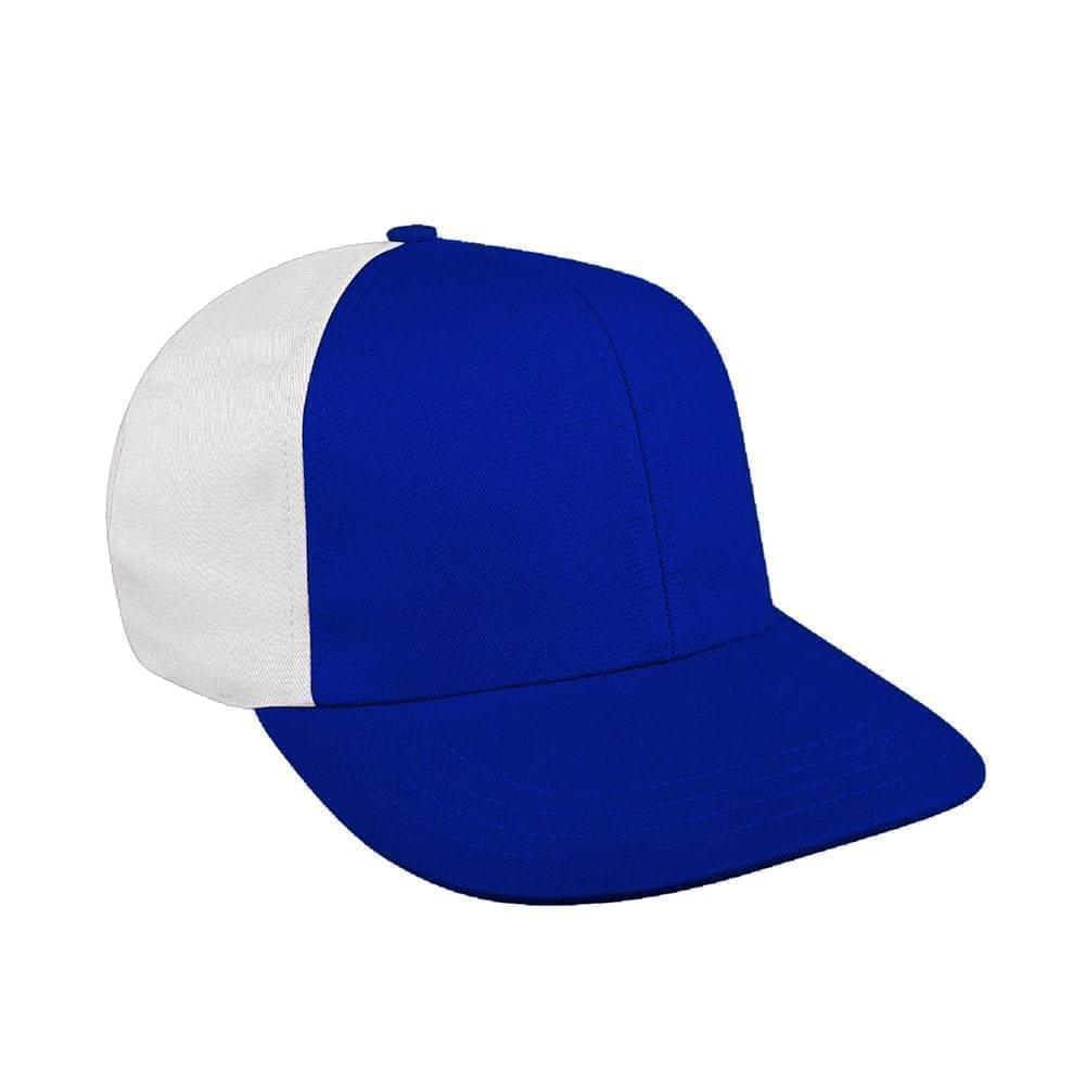 Royal Blue-White Canvas Slide Buckle Prostyle