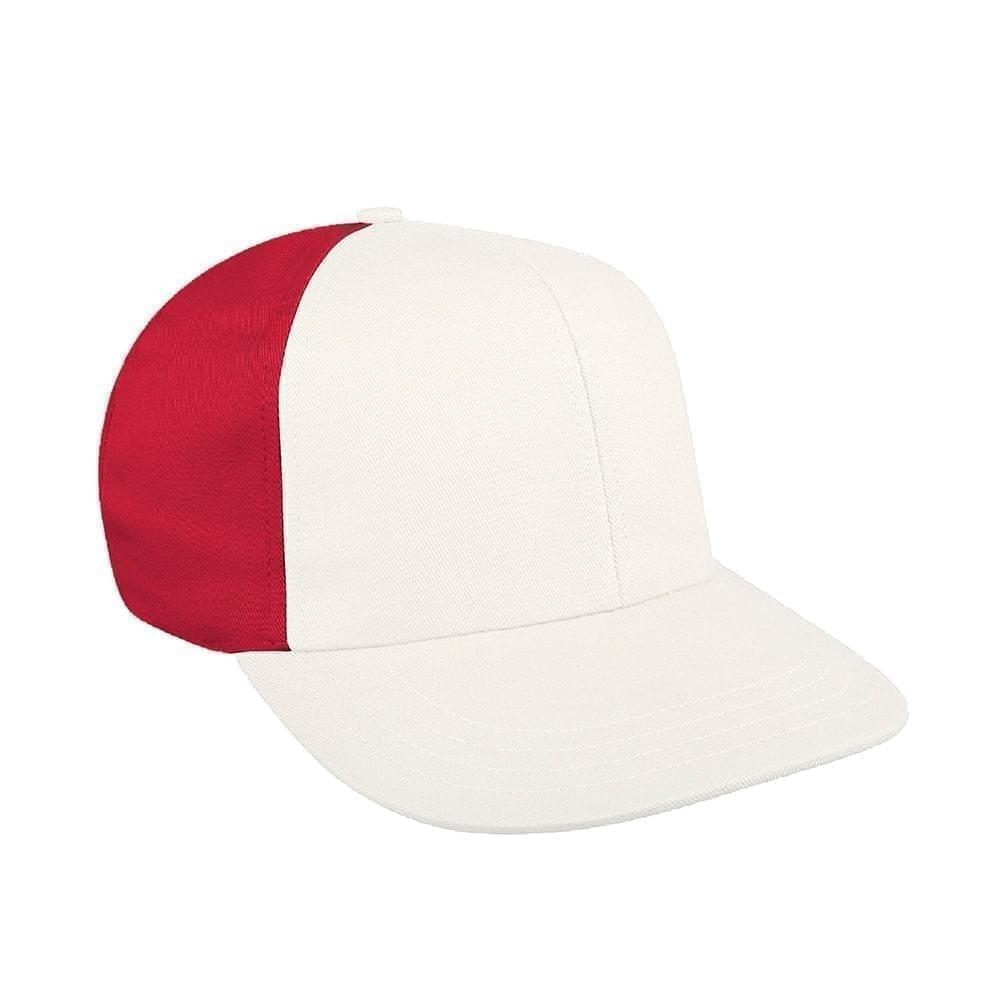 White-Red Canvas Slide Buckle Prostyle