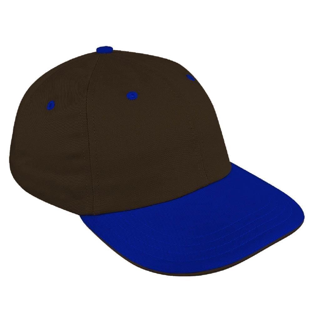 Black-Royal Blue Canvas Snapback Dad Cap