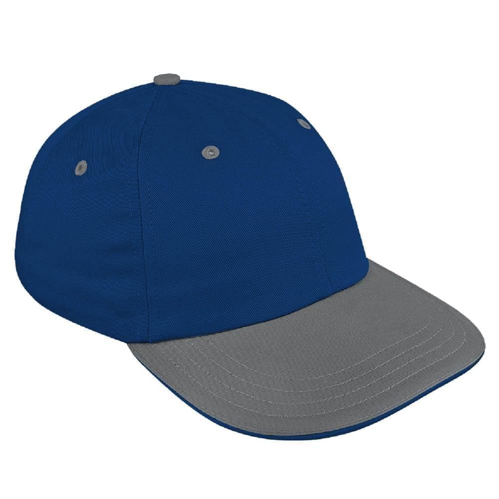 Two Tone Sandwich Ripstop Leather Dad Cap