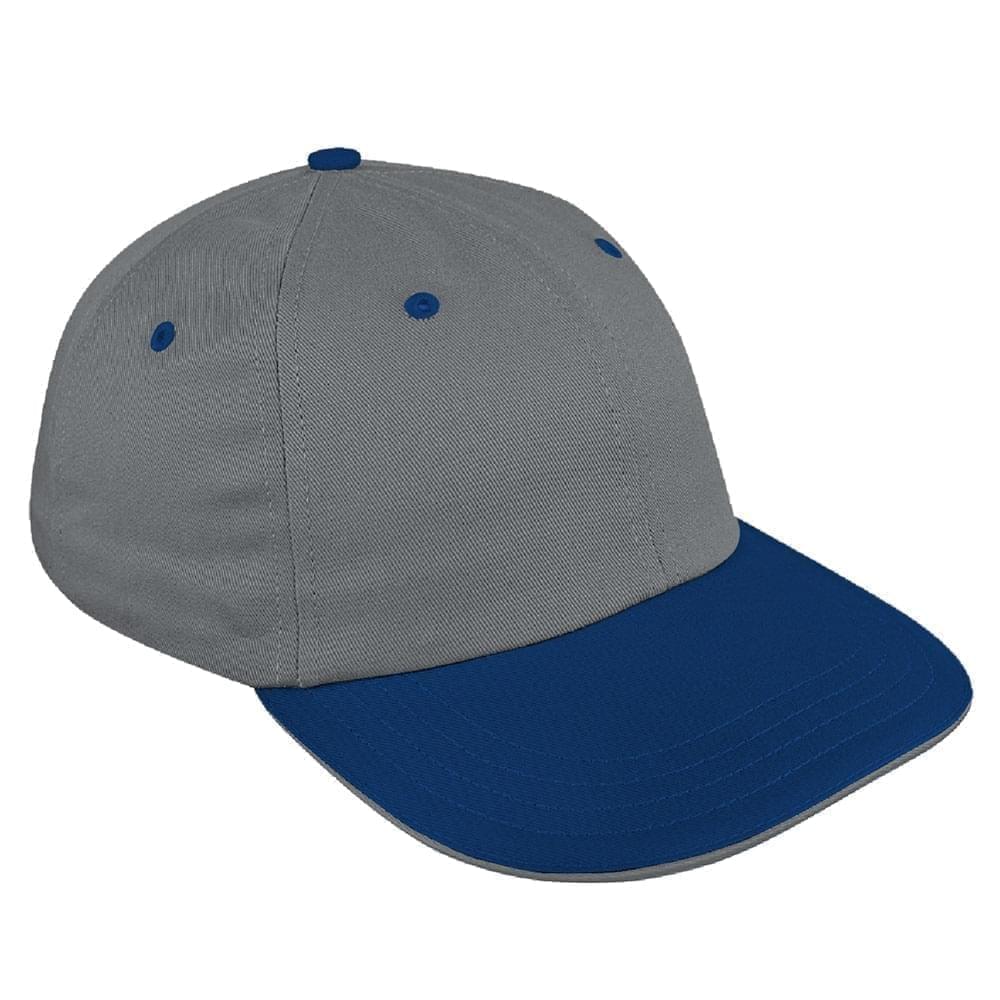 Two Tone Sandwich Brushed Velcro Dad Cap