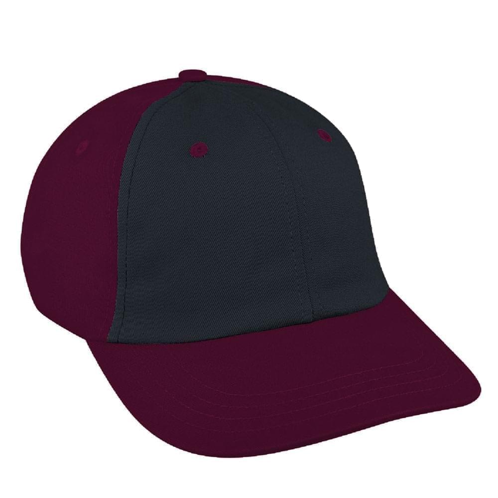 Contrast Front Twill Velcro Dad Cap