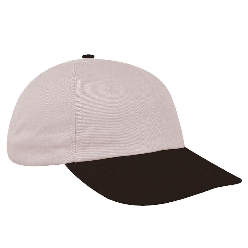 Two Tone Organic Self Strap Dad Cap