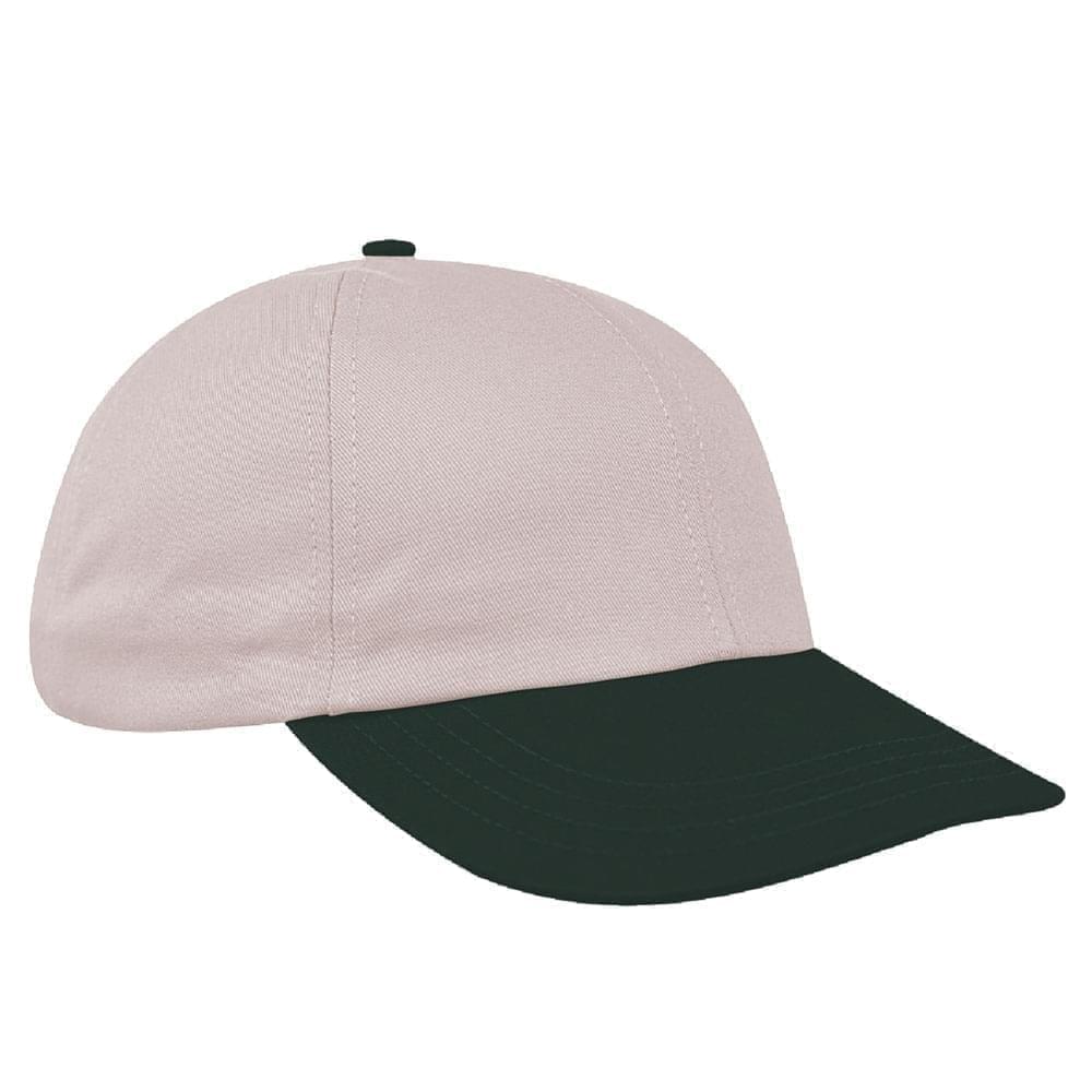 Putty-Hunter Green Denim Velcro Dad Cap