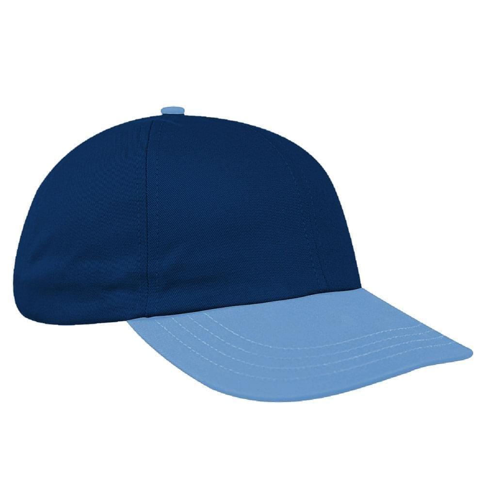 Two Tone Ripstop Leather Dad Cap
