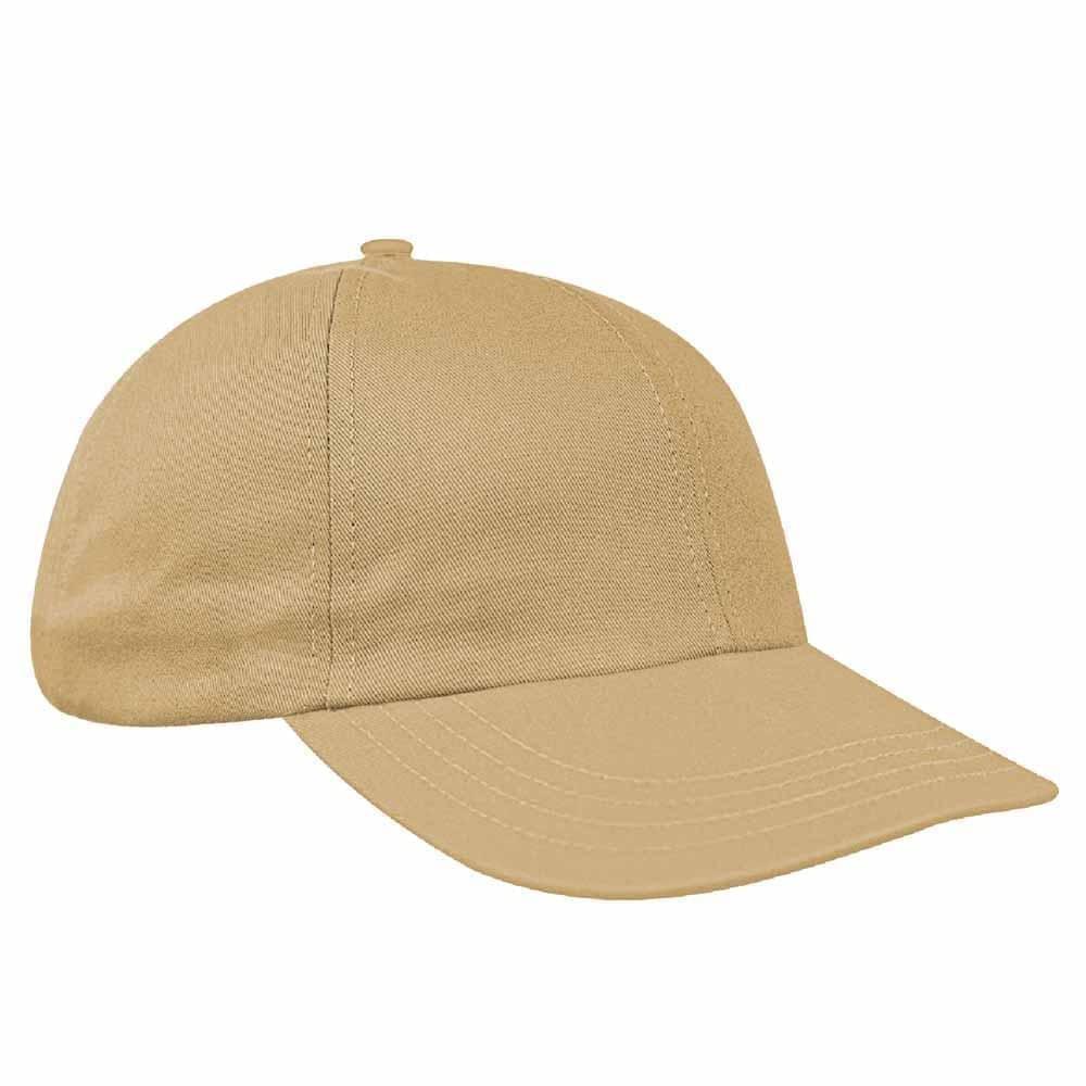 Khaki Canvas Snapback Dad Cap