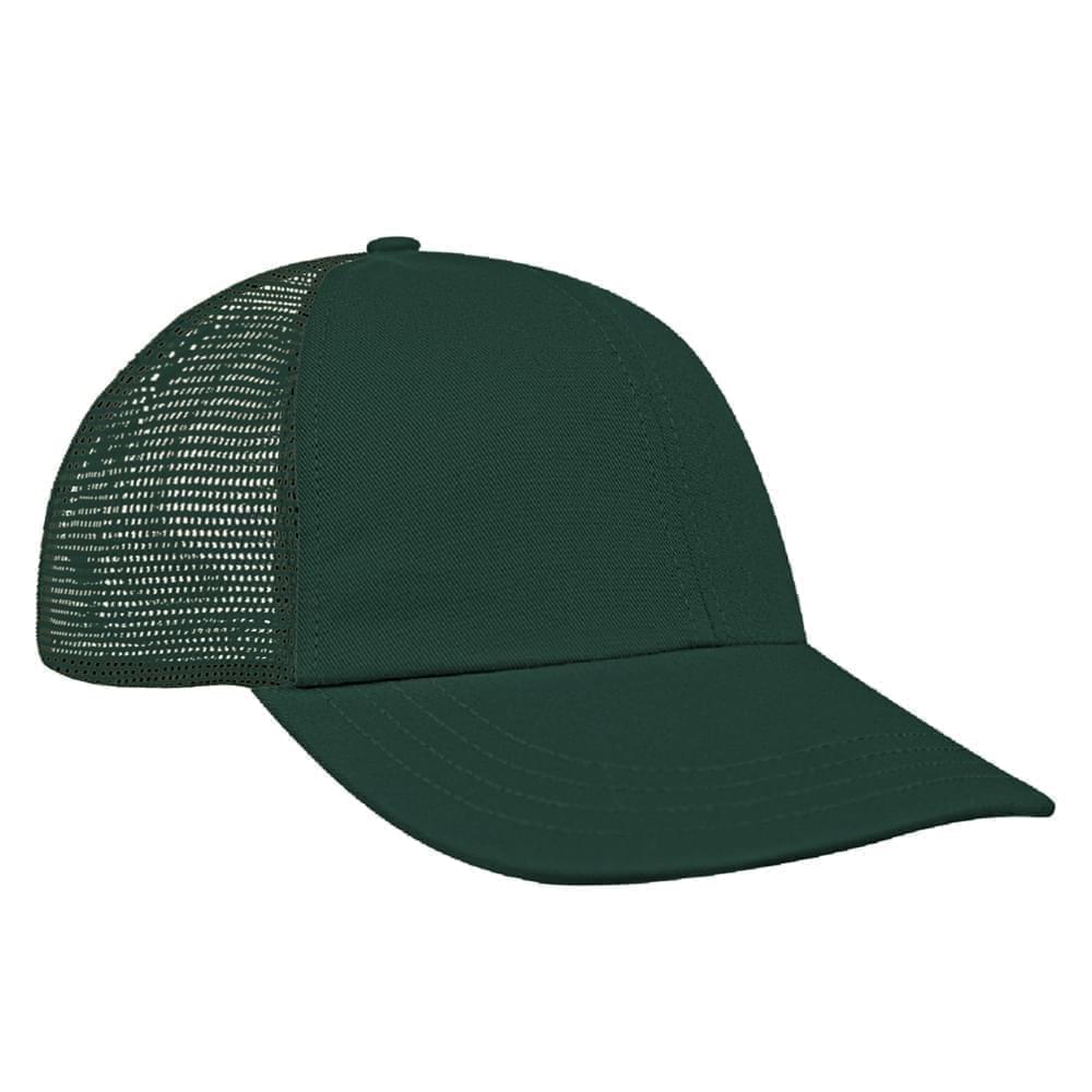 Hunter Green Meshback Slide Buckle Dad Cap