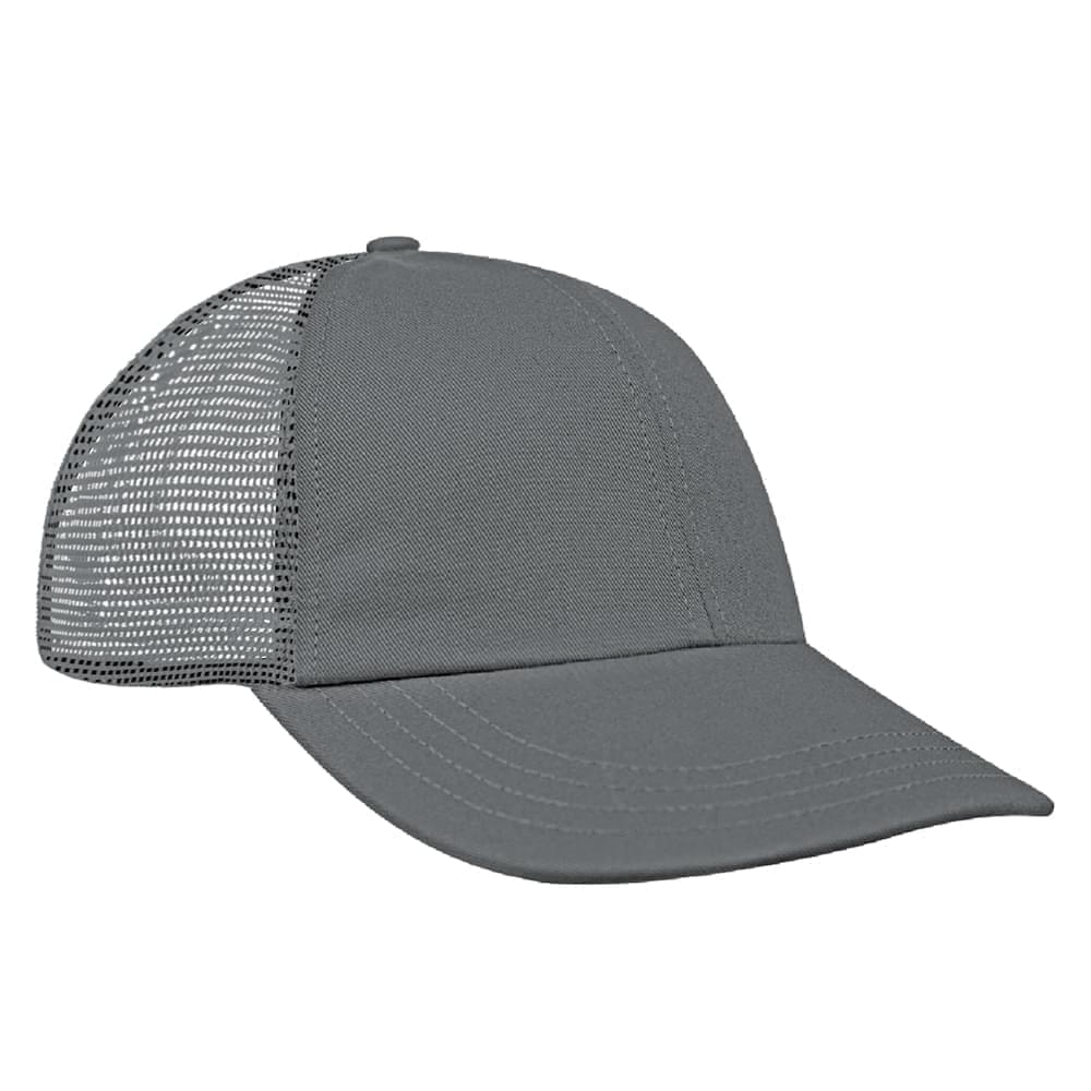 Light Gray Meshback Velcro Dad Cap