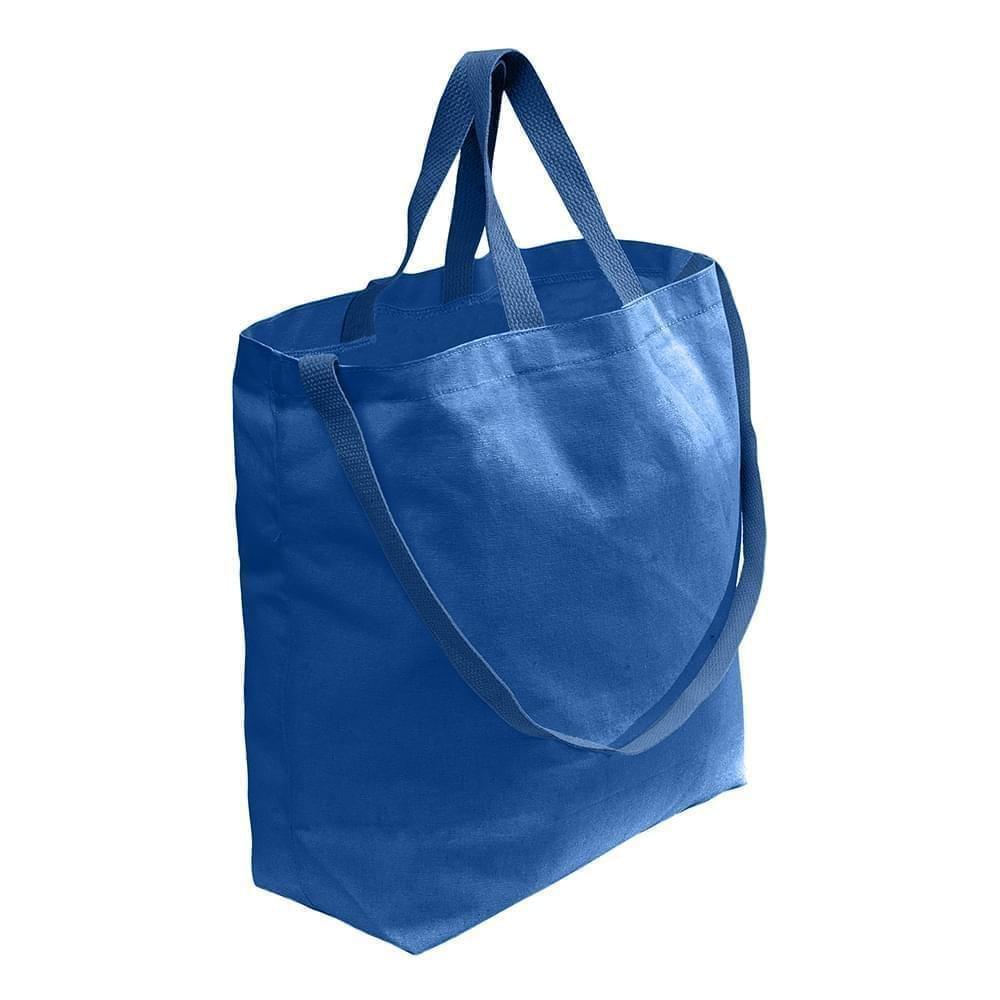 USA Made Duck Canvas Shoulder Carry Totes, Royal-Navy, 7001794-AFZ