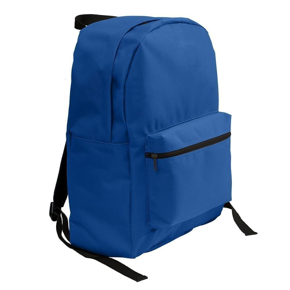 USA Made Nylon Poly Standard Backpacks, Royal-Royal, 8000-A0M