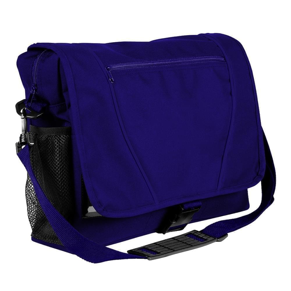 USA Made Nylon Poly Shoulder Bike Bags, Purple-Purple, 9001197-AY1