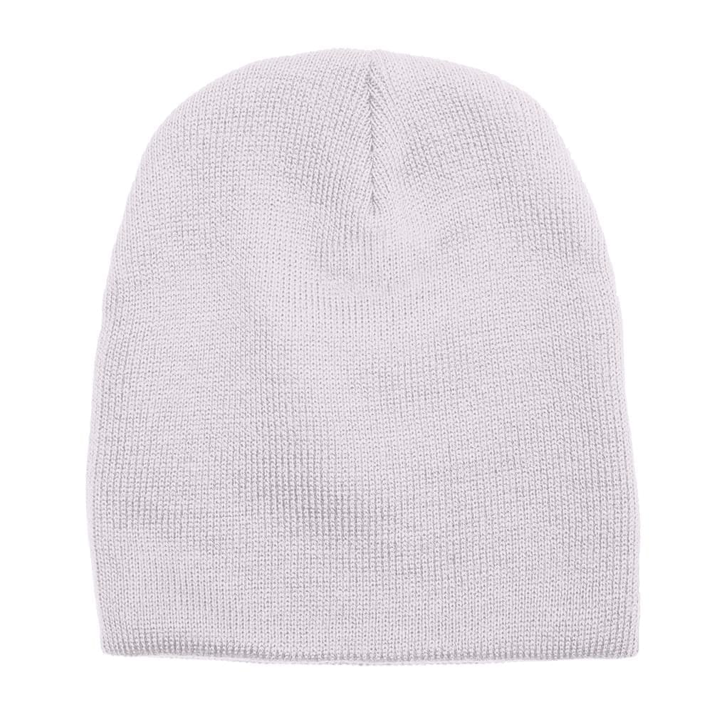 USA Made Knit Beanie White,  99B17685-WHT