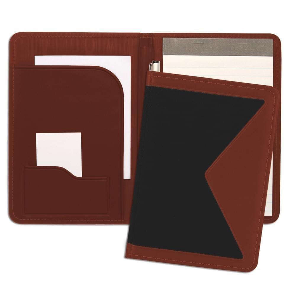 Edge Junior Folder-600 Denier Nylon and Faux Leather Vinyl-Black / Brown