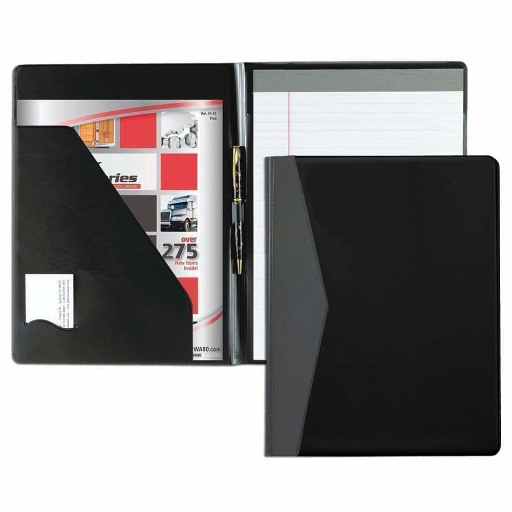 Hilites Sealed Letter Folder-Suedene-Black