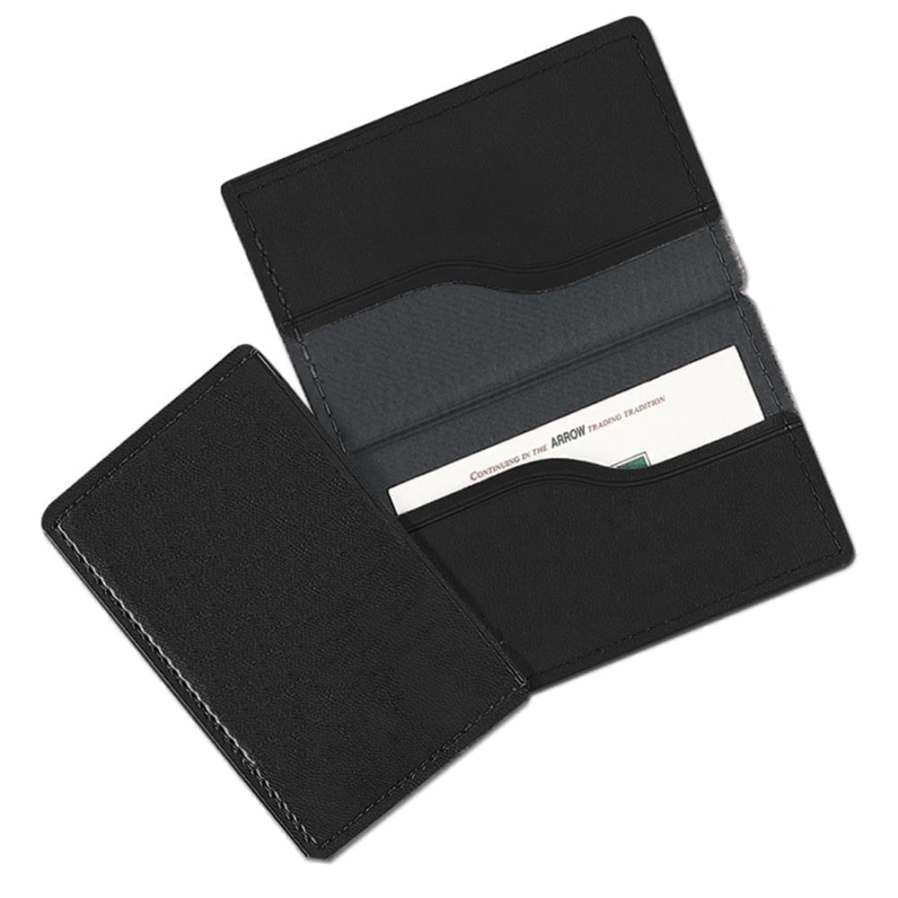Deluxe Calling Card Case-Polished-Black