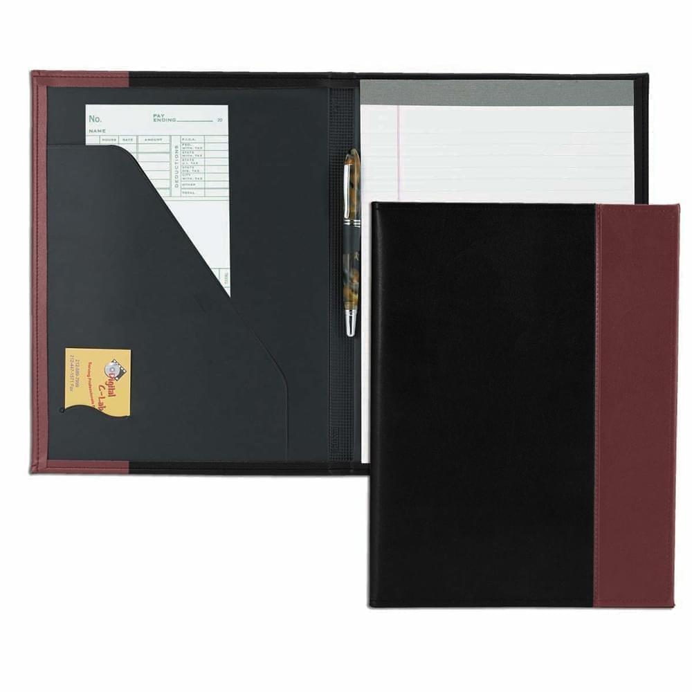 Manhattan Letter Folder-Matte-Black / Burgundy
