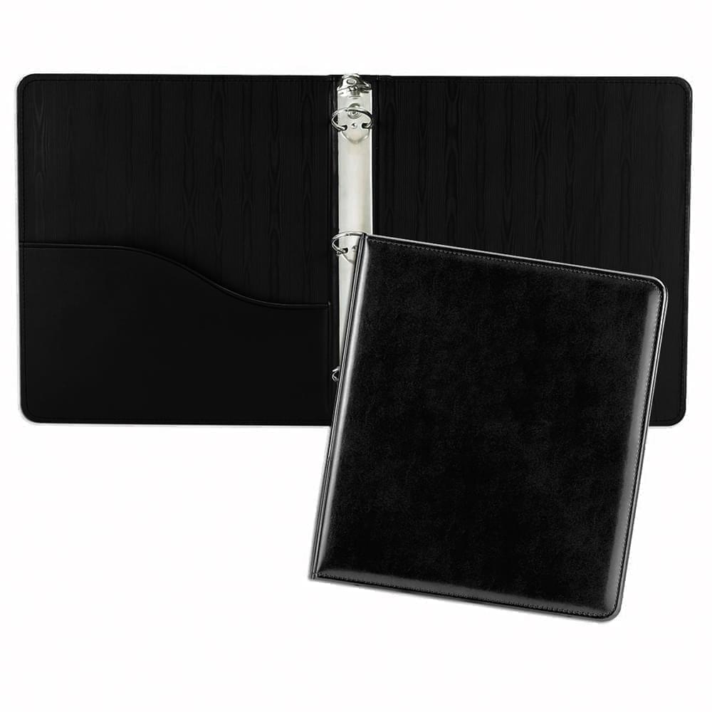 1" Lethredge Moire Ring Binder-Matte-Black
