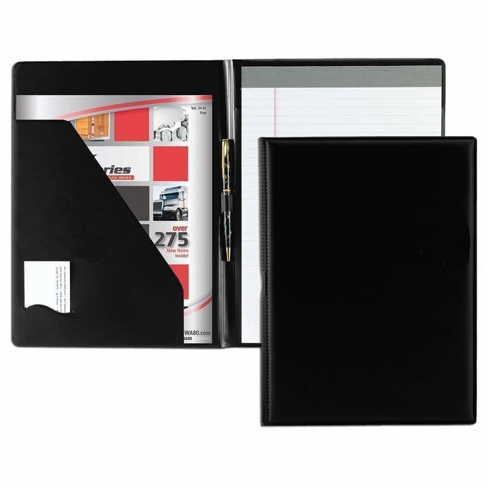 Sealed Letter Folder-Suedene-Black