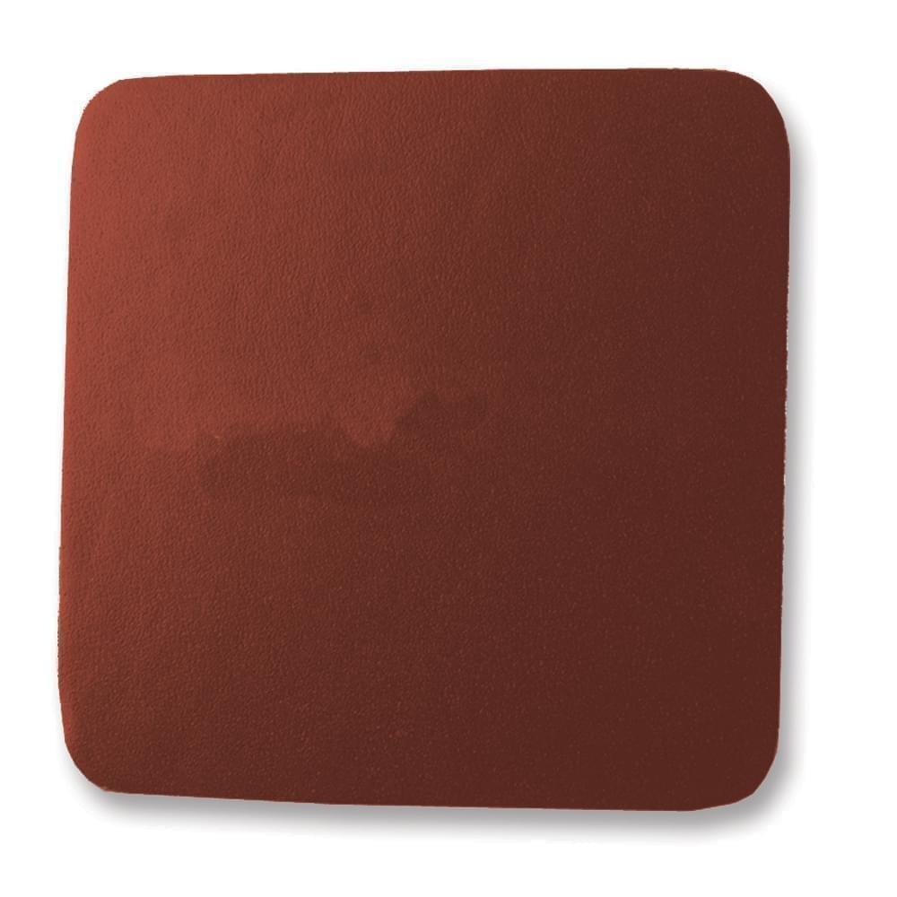 Square Leather Coaster-Brown