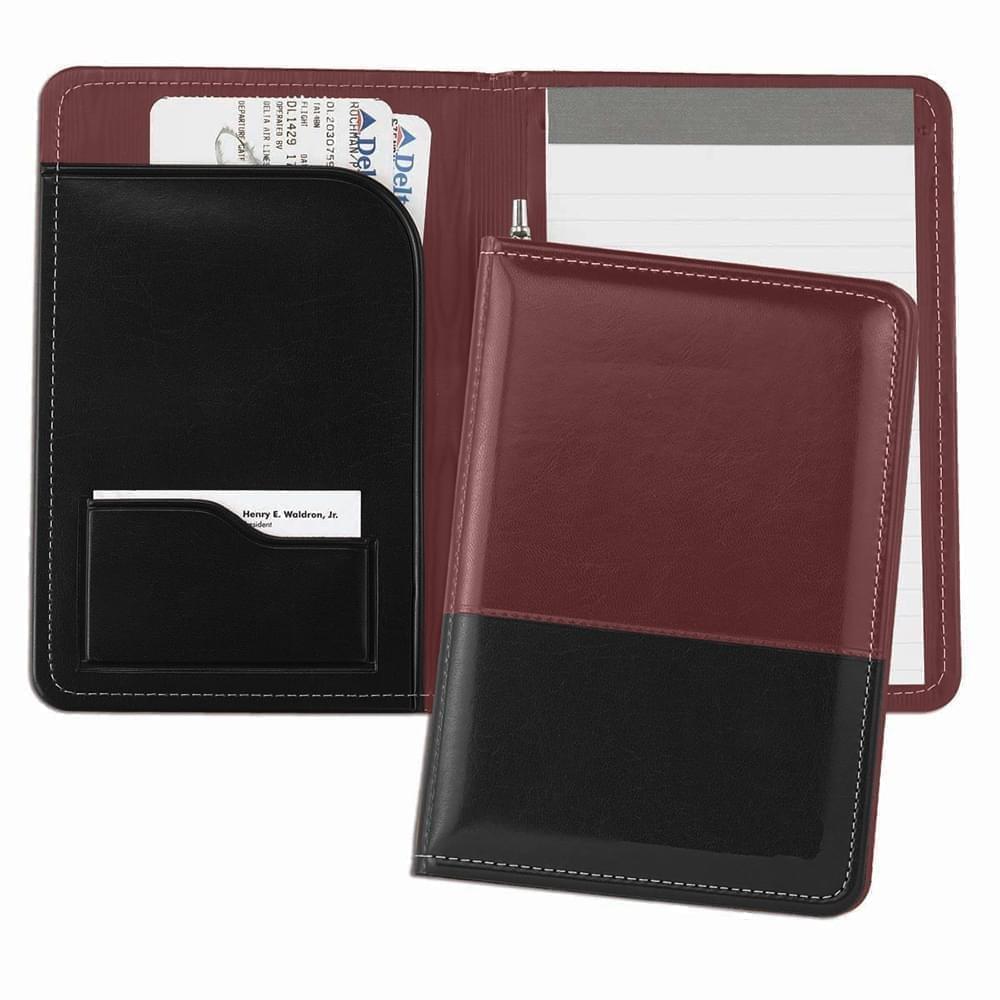 Duplex Junior Folder-Polished-Burgundy / Black