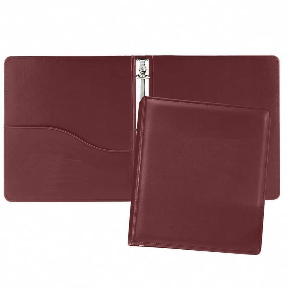 1" Lethredge Ring Binder-Matte-Burgundy