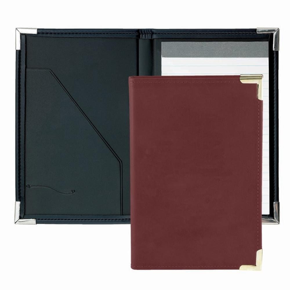 Stitched Junior Folder-Polished-Burgundy
