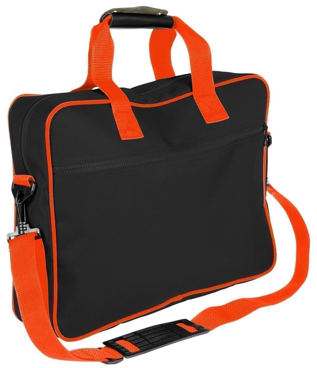 USA Made Nylon Poly Notebook Sleeves, Black-Orange, CPKVA59PO0