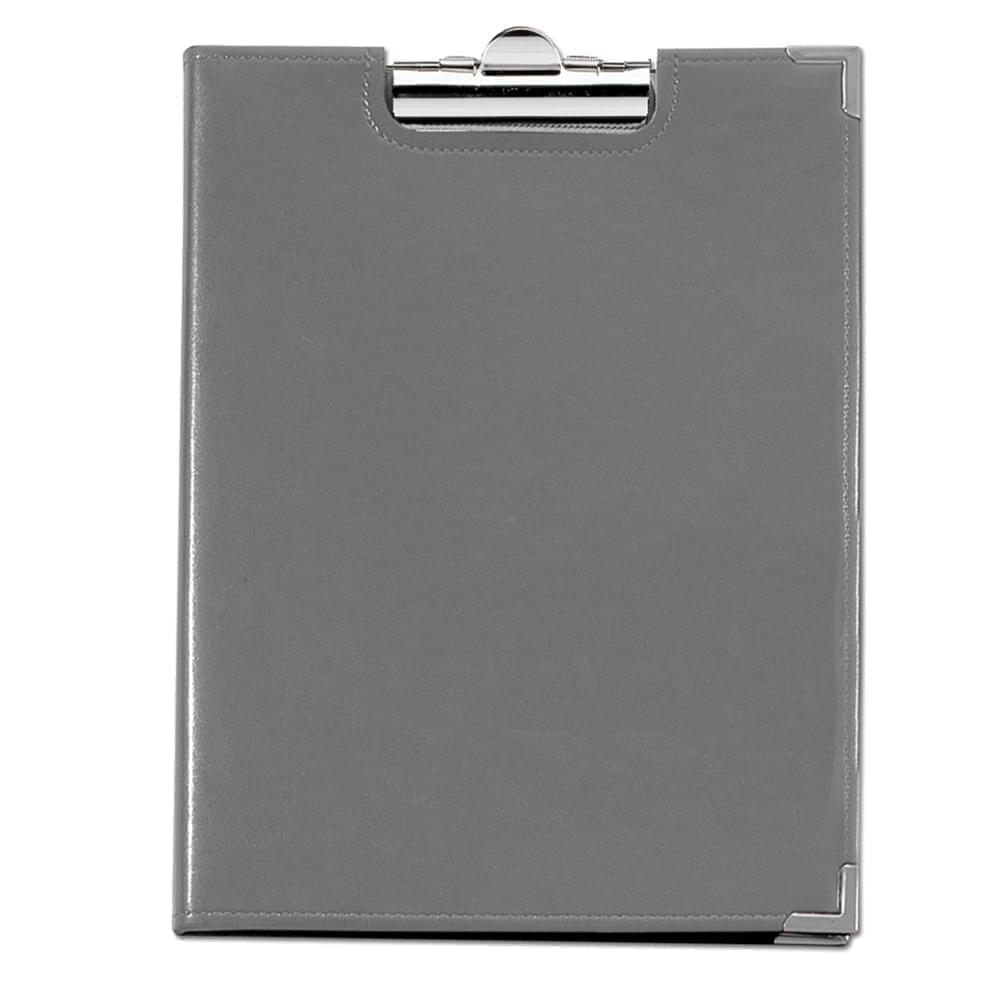 Stitched Letter Clipboard-Polished-Gray