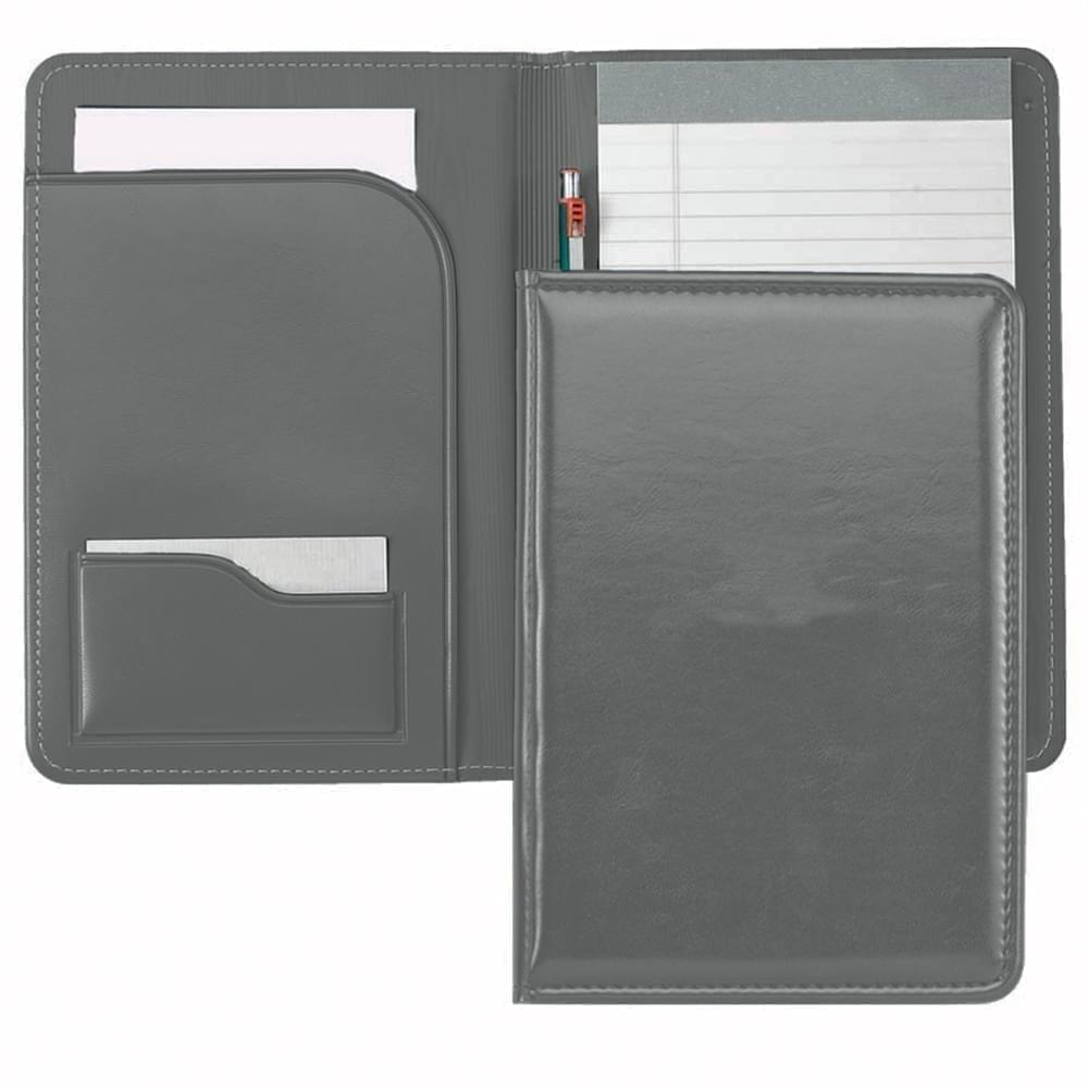 Grainedge Junior Folder-Faux Leather Vinyl-Gray