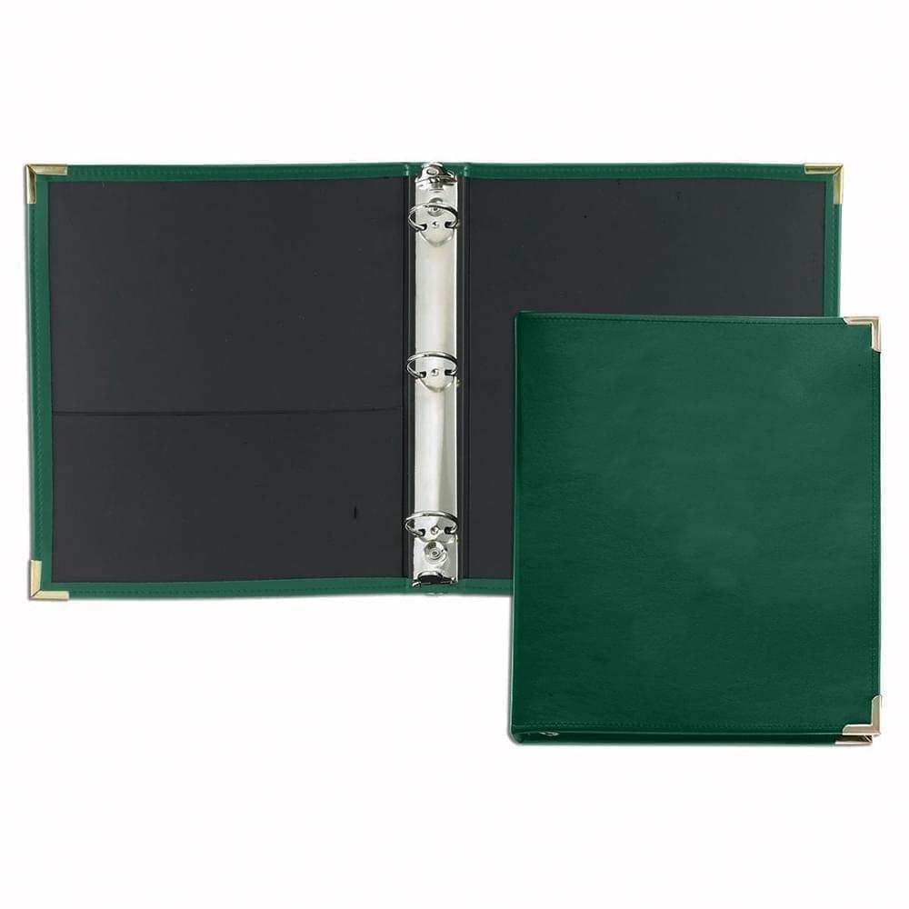 1.5" Stitched Ring Binder-Matte-Hunter